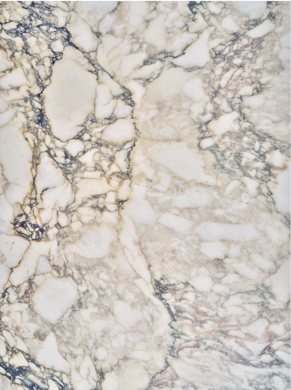 Calacatta Monet vinyl backdrop, white cool toned marble stone vinyl backdrop perfect for food, drink, and product photography.