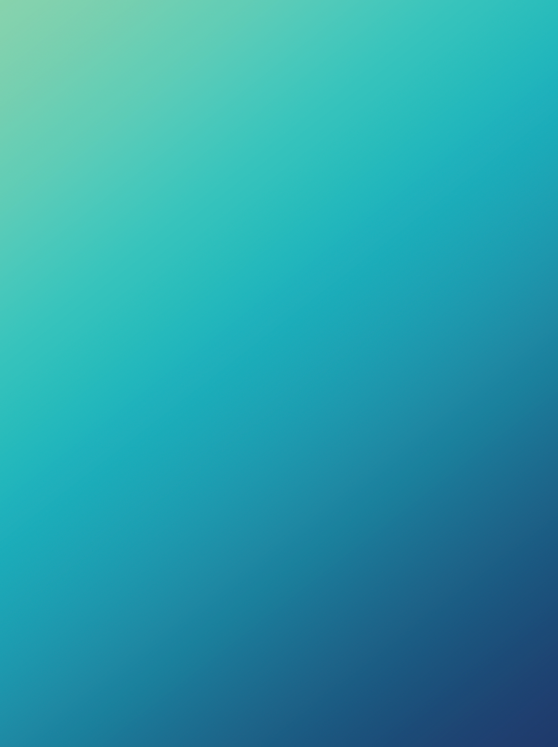 Azul vinyl backdrop. Gradient light blue/green to dark blue backdrop perfect for food, drink, and product photography.