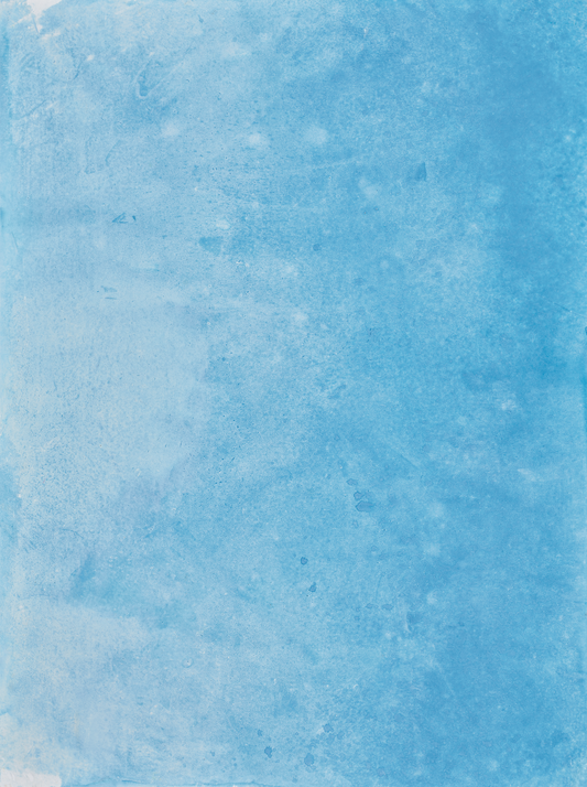 Baycation vinyl backdrop. Vinyl image is of blue plastered textured surface with white speckles, perfect for food, drink, and product photography.