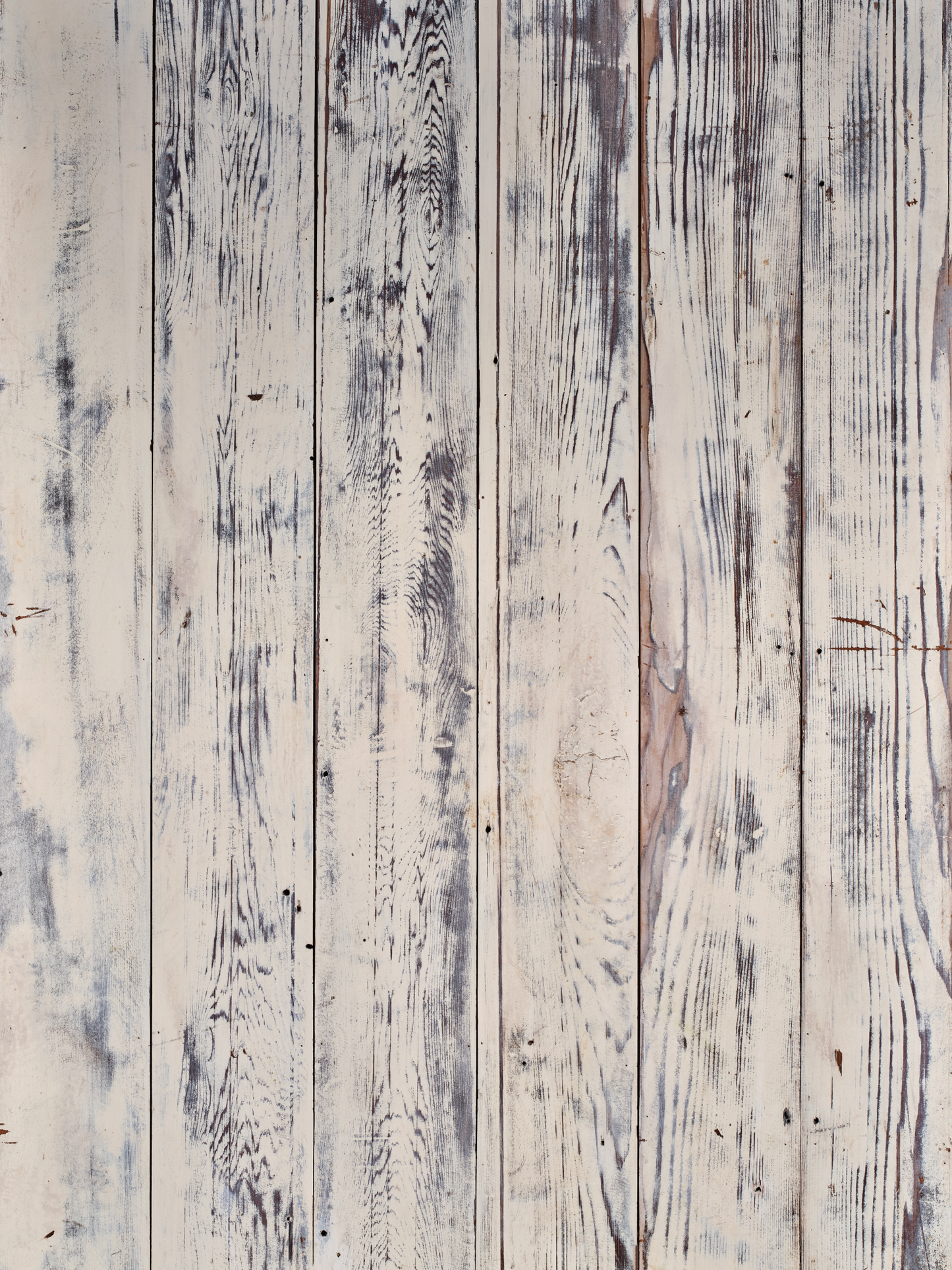 Been Here Awhile vinyl backdrop. Vinyl image is of white painted dark wood perfect for food, drink, and product photography.
