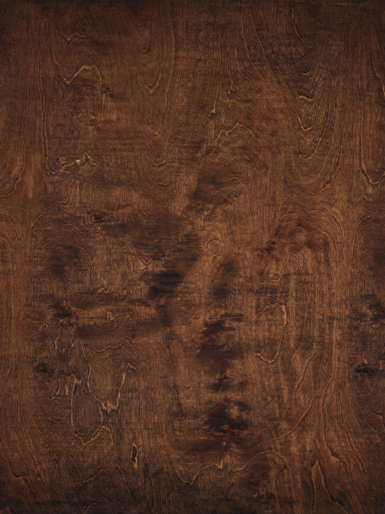 Vinyl backdrop of textured dark wood stained plywood surface perfect for food, drink, and product photography.