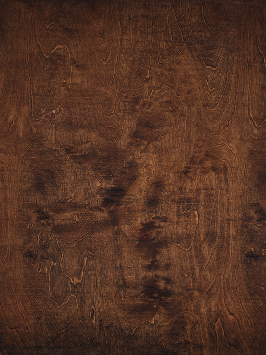 Vinyl backdrop of textured dark wood stained plywood surface perfect for food, drink, and product photography.