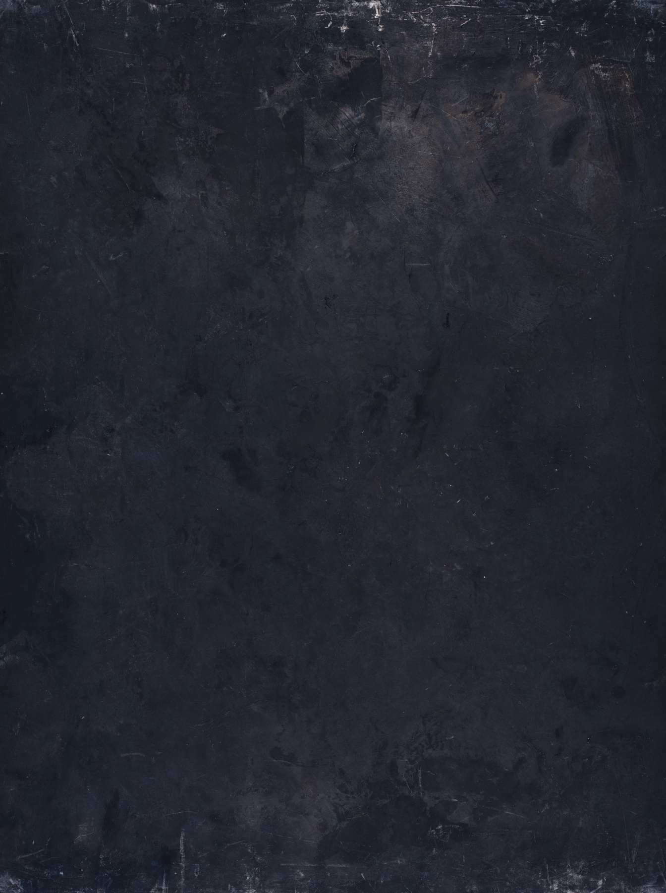 Blackboard vinyl backdrop. Vinyl image is of black, gray, and minimal white painted textured plaster surface imitating a blackboard appearance perfect for food, drink, and product photography.