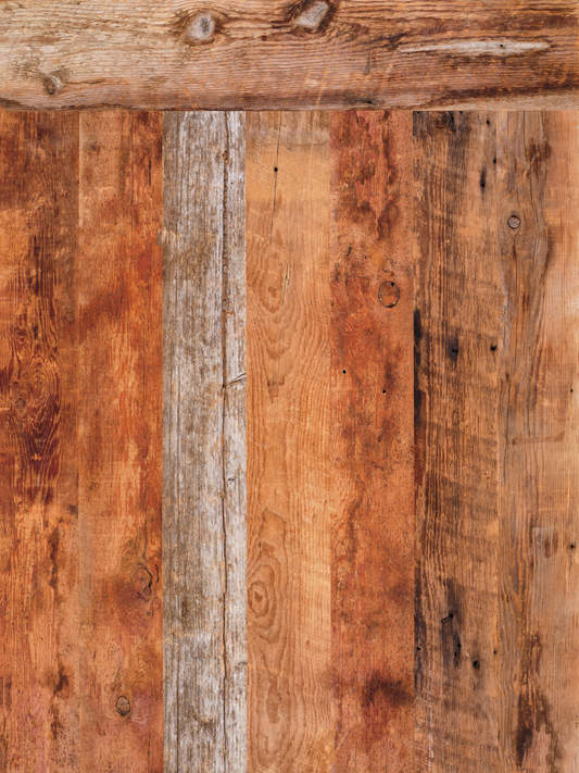 Countryside vinyl backdrop. Vinyl image is of a warm toned natural wood backdrop perfect for food, drink, and product photography