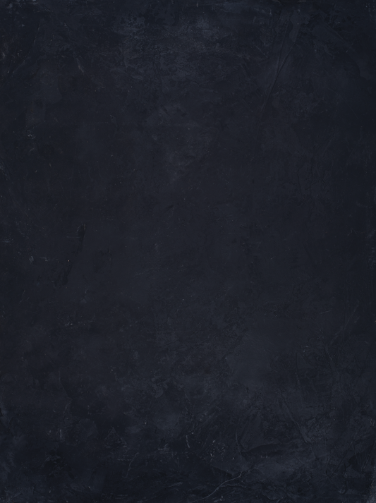 Darkest Hour vinyl backdrop. Vinyl image is of a deep cool toned black and gray textured plaster surface