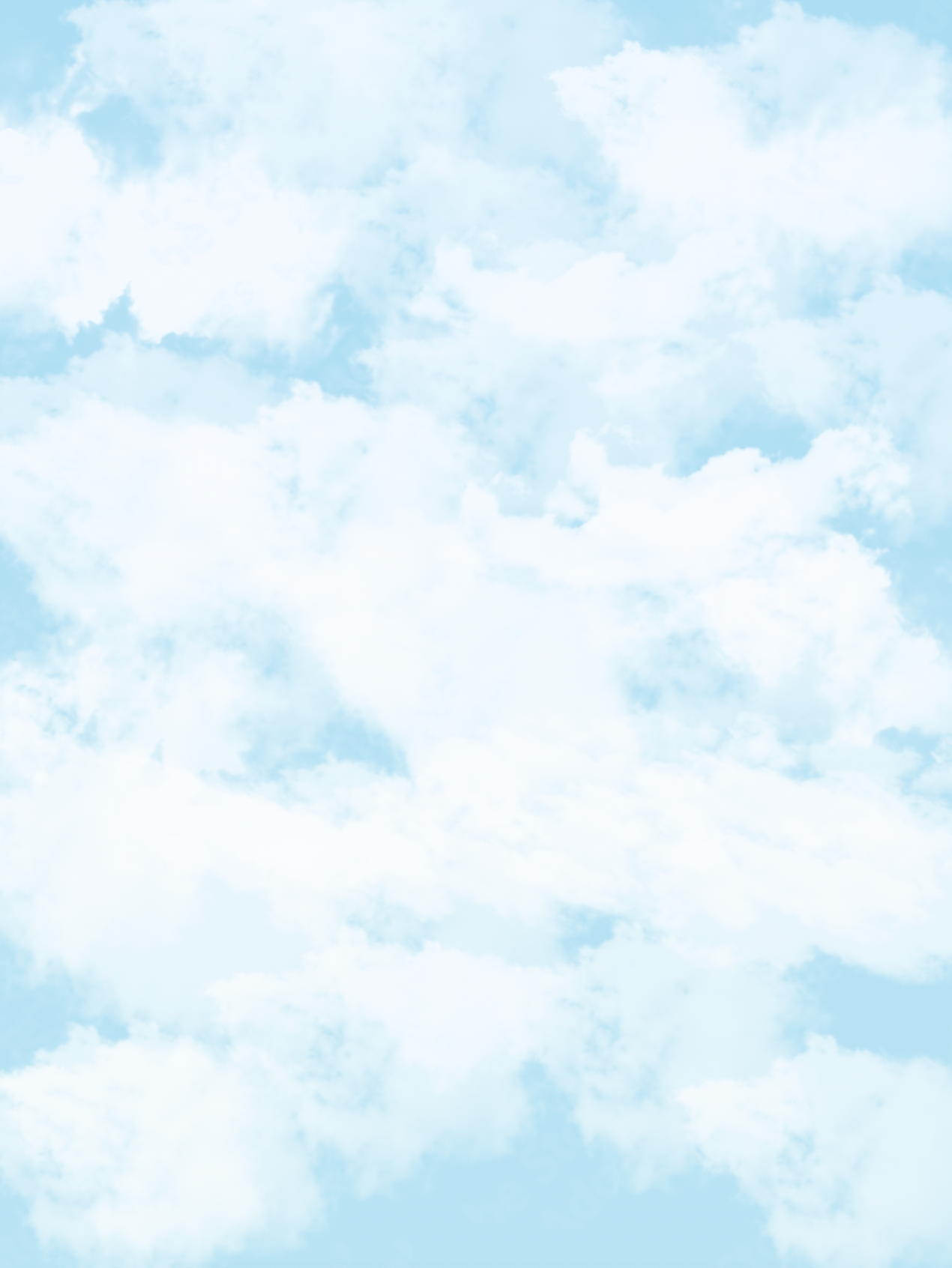 COSITA Vinyl Backdrop - Clouds