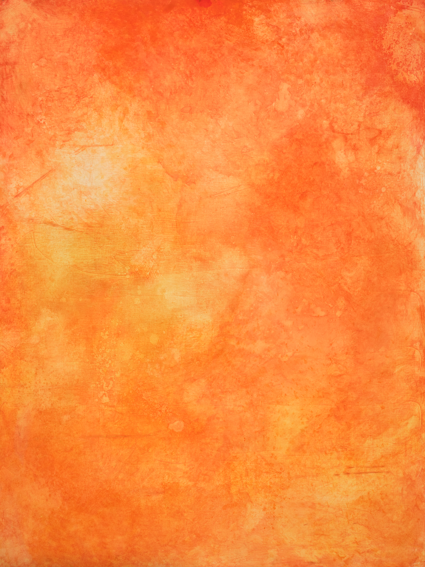 Orange, cool toned cream, and soft yellow textured plaster surface